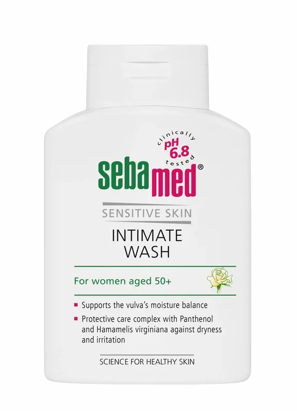 Gel dermatologic pentru igiena intima feminina la menopauza pH 6.8
