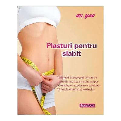 Plasturi pentru slabit 7.5 cm*7.5 cm, 4 bucati, Naturalia Diet