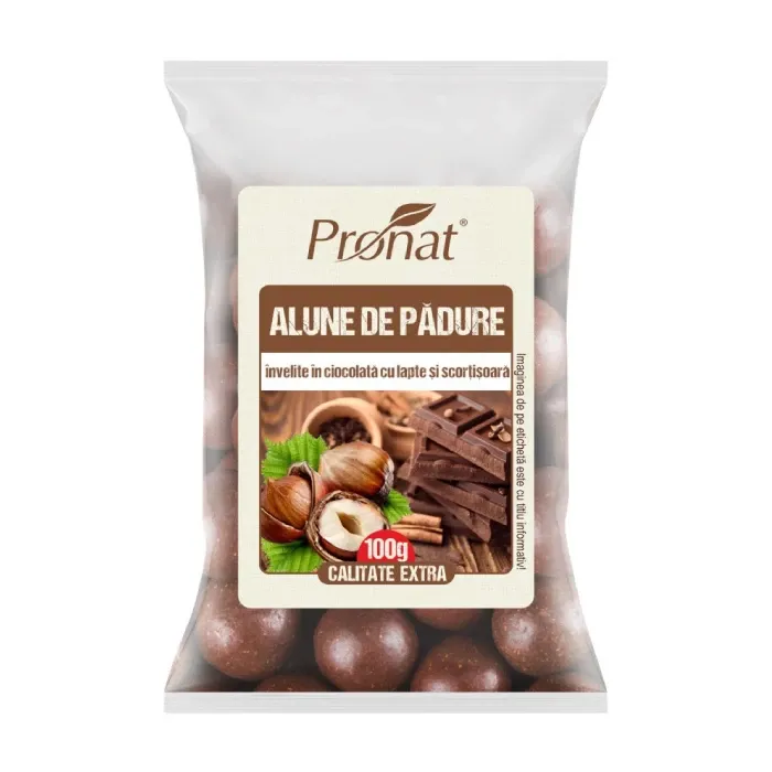 Alune de padure invelite in ciocolata cu lapte si scortisoara