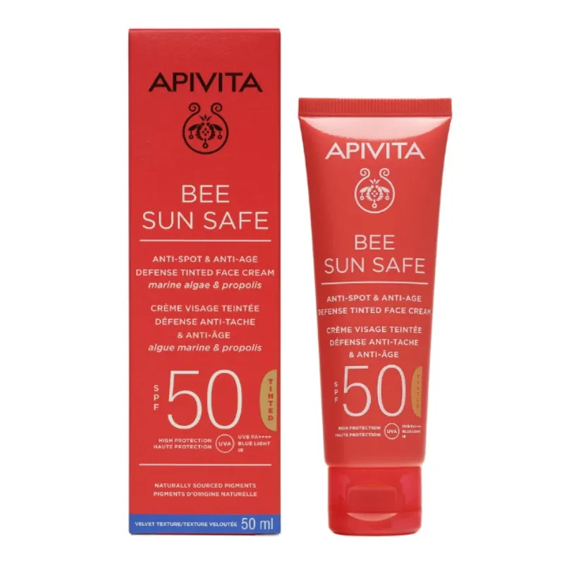 Crema protectie solara coloranta anti-pete SPF50 Bee Sun Safe
