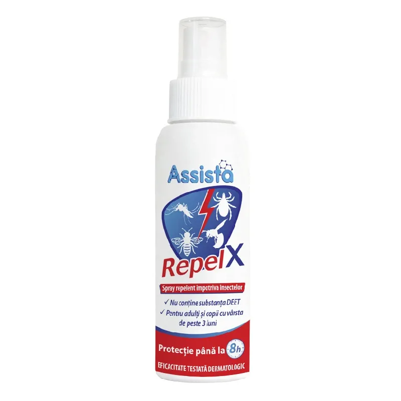 Assista RepelX Spray impotriva insectelor