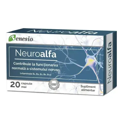 Neuroalfa, 20 capsule moi, Benesio