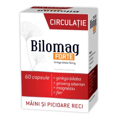 Bilomag forte Circulatie, 60 capsule