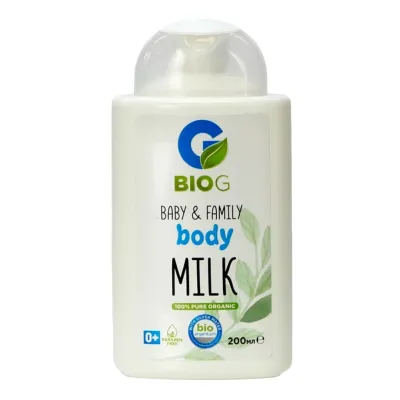 Lapte de corp organic Baby&Family, 200 ml, BIO G 