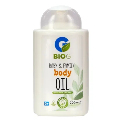 Ulei de corp organic Baby&Family, 200 ml, BIO G 
