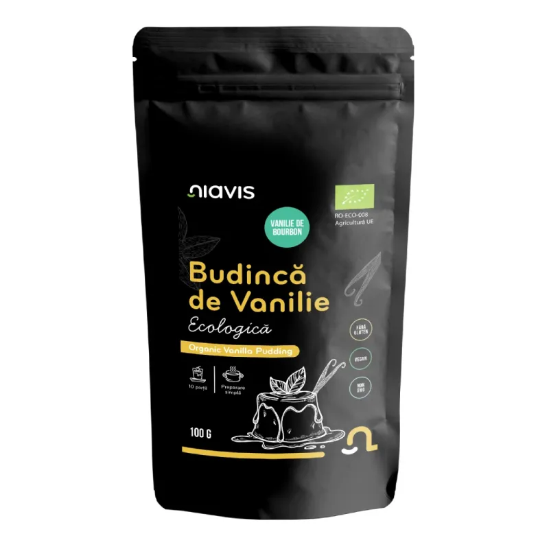 Budinca de vanilie Bio fara gluten