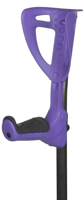 Carja cu sprijin pe antebrat din aluminiu ErgoTech (alba)