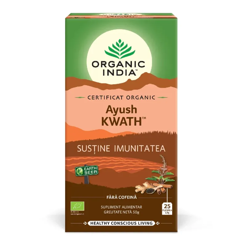 Ceai Bio Tulsi Ayush KWATH
