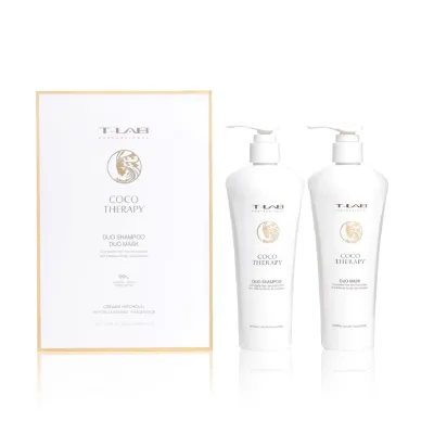 Set Coco Therapy Duo Sampon si Masca, 600ml, T-LAB 