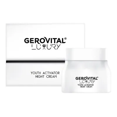 Crema activator de tinerete, de noapte Luxury, 50 ml, Gerovital