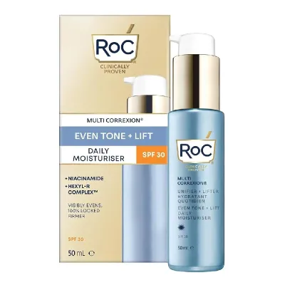 Crema de zi SPF30 Multi Correxion Even Tone + Lift, 50ml, RoC Skincare