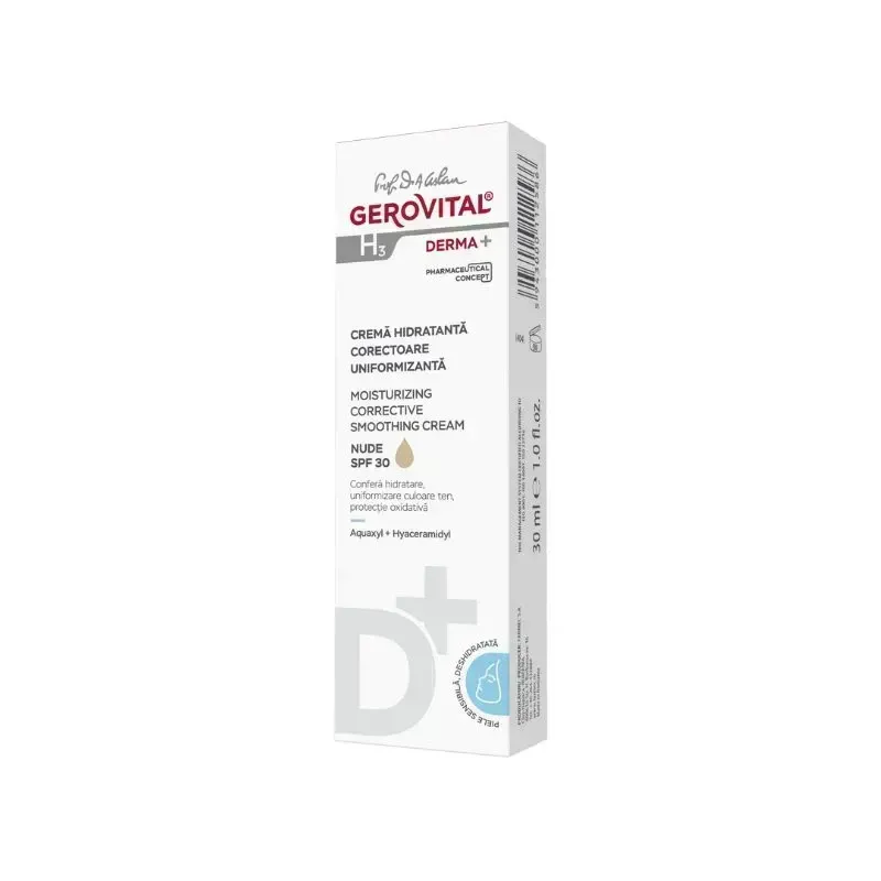 Crema hidratanta corectoare uniformizanta H3 Derma+