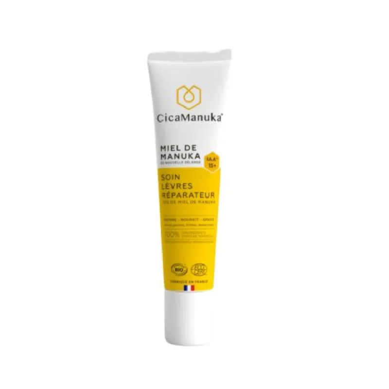 Crema pentru ingrijirea buzelor Bio cu 10% miere de manuka