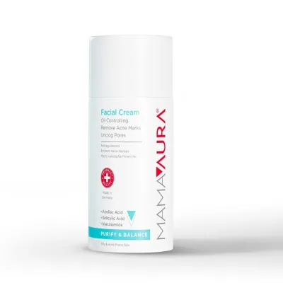 Crema post-acneica Purify & Balance, 50 ml, Mamaaura 
