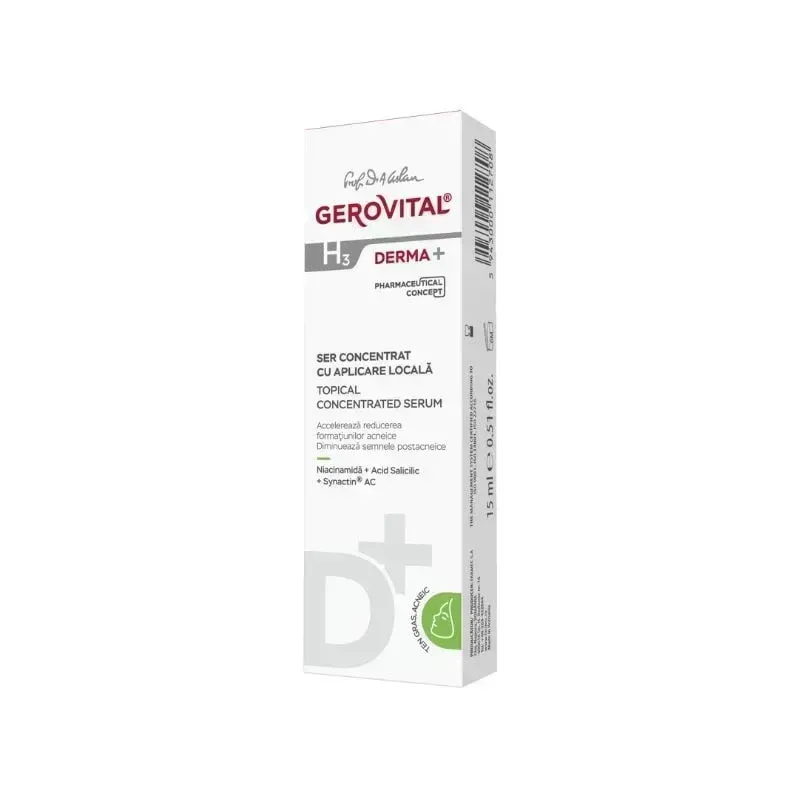 Ser concentrat cu aplicare locala H3 Derma+