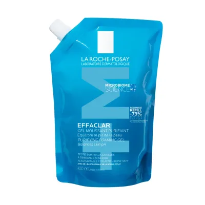 Rezerva Gel spumant purifiant Effaclar +M, 400 ml, La Roche-Posay 