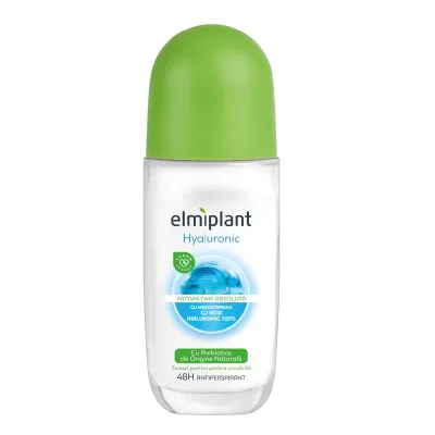 Deodorant antiperspirant roll on Hyaluronic, 50ml, Elmiplant 