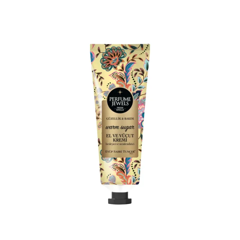 Crema maini si corp Perfume Jewels Warm Sugar 50ml