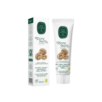 Pasta de dinti cu extract natural din nuca si coaja de nuca 90ml, Eyup 