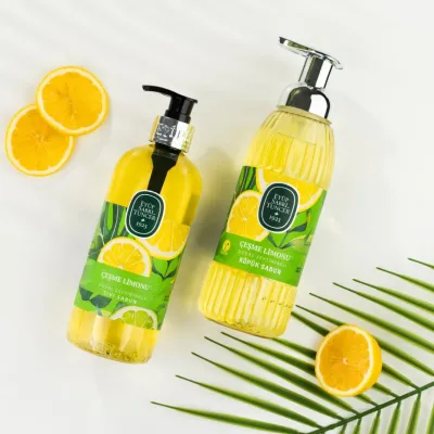 Sapun lichid cu ulei natural de masline Cemse Lemon 500 ml, Eyup 