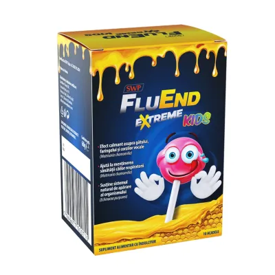 FluEnd Extreme Kids, 10 acadele, Sun Wave Pharma