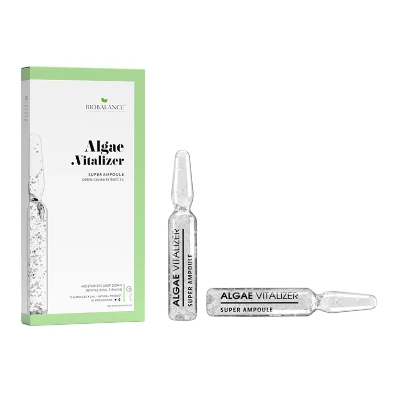 Fiole concentrate pentru hidratare intensa si fermitate Algae Vitalizer