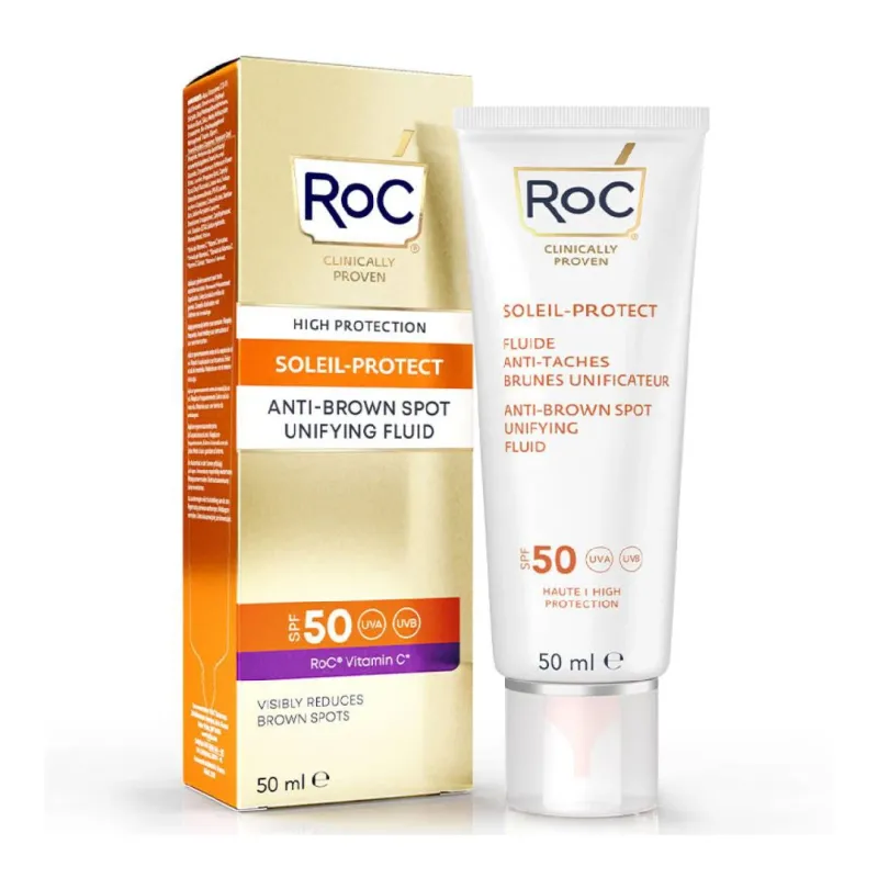 Fluid uniformizant anti pete SPF50