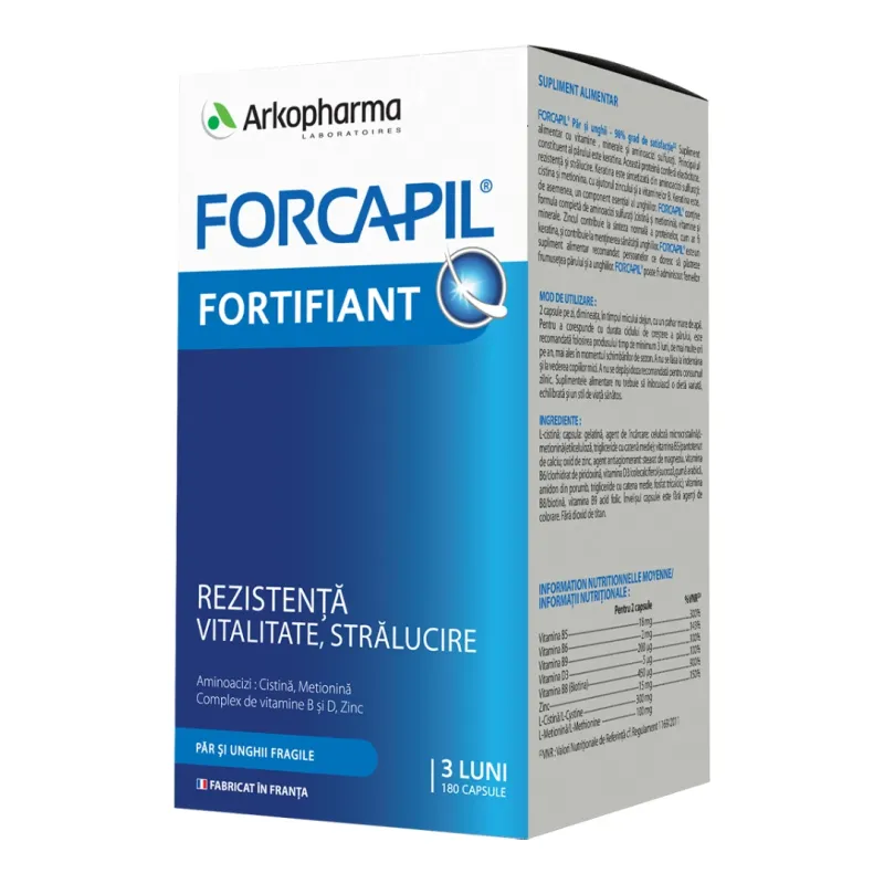 Forcapil Formula Fortifianta pentru Par si Unghii