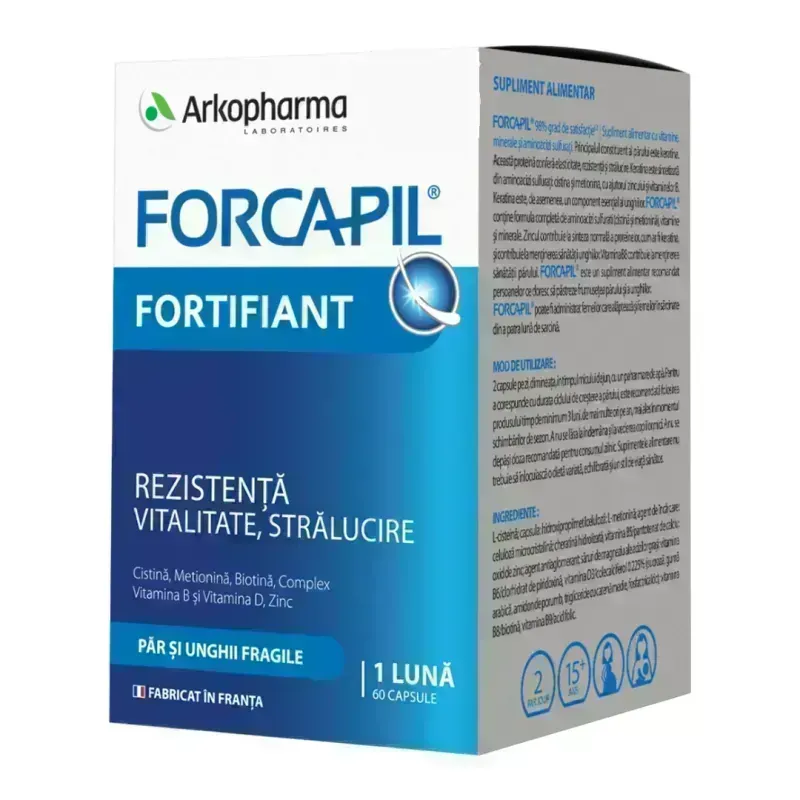 Forcapil formula fortifianta pentru par si unghii
