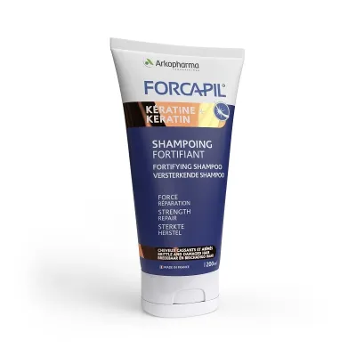 Sampon fortifiant Keratine+, 200 ml, Forcapil