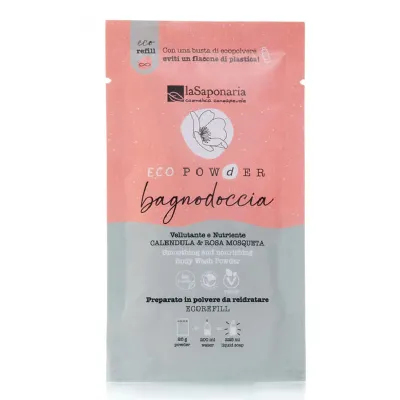 Gel de dus pudra calmant si hranitor, 25g, La Saponaria