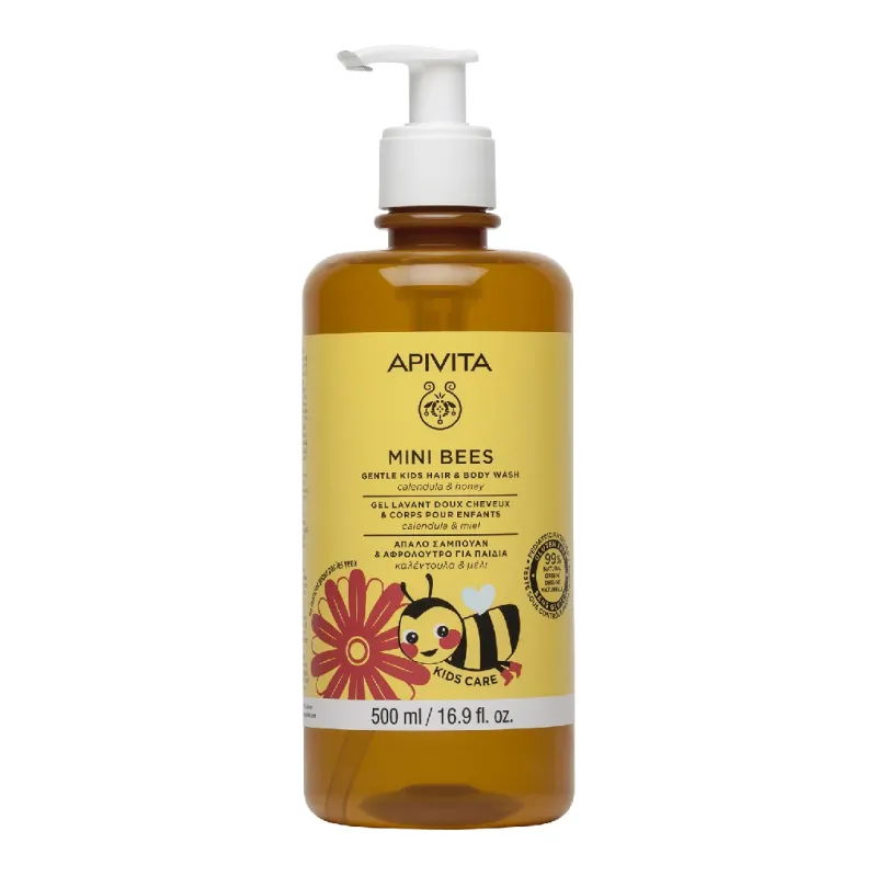 Gel spalare copii pentru par si corp Mini Bees