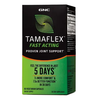 Formula Pentru Sanatatea Articulatiilor, TamaFlex™ Fast Acting, 60 capsule, GNC 