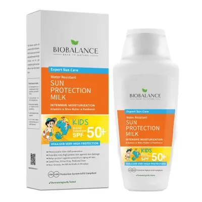 Lapte cu protectie solara pentru copii SPF 50+, 150 ml, Bio Balance