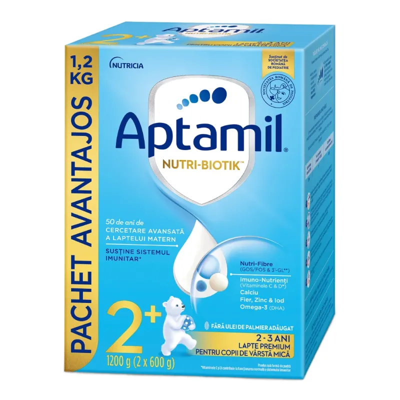 Lapte praf Nutri Biotik 2+