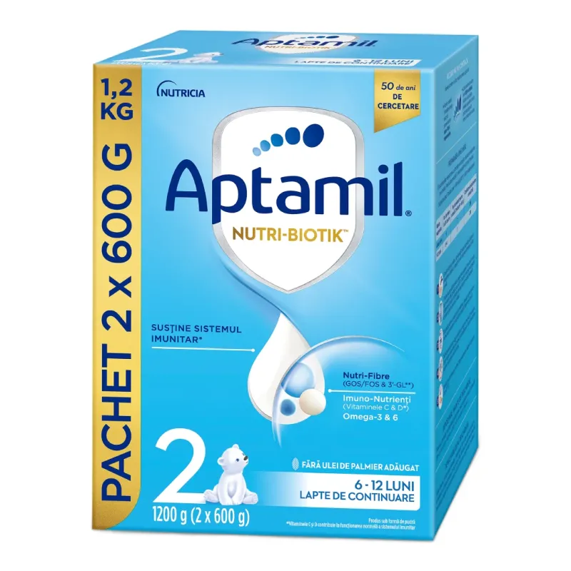 Lapte praf Nutri Biotik 2