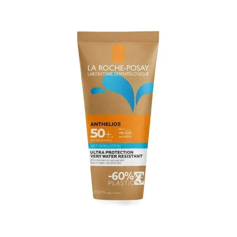 Lotiune Wet Skin SPF 50+ pentru corp Anthelios Eco Tube