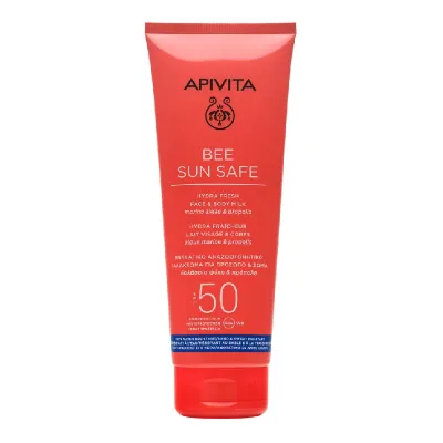 Lotiune protectie solara corp si ten SPF50 Bee Sun Safe, 200 ml, Apivita