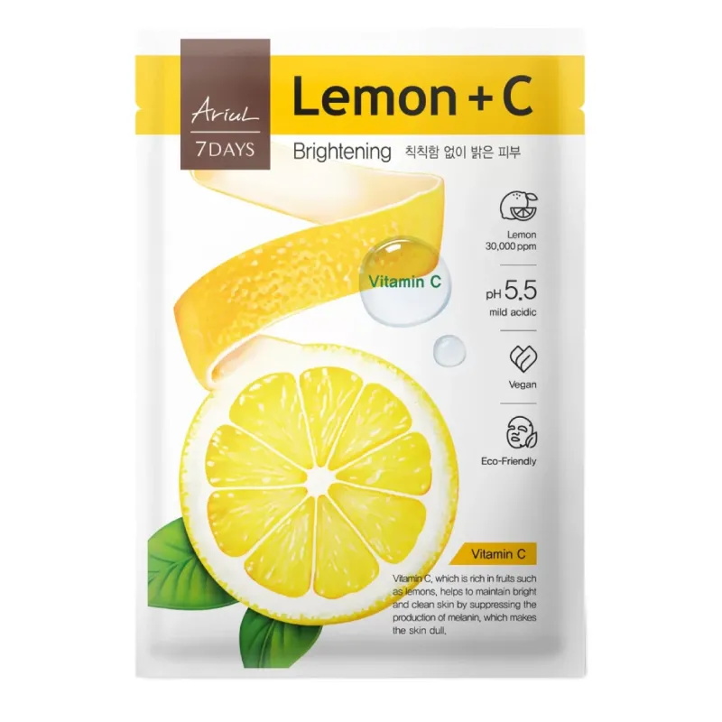 Masca cu lamaie si vitamina C