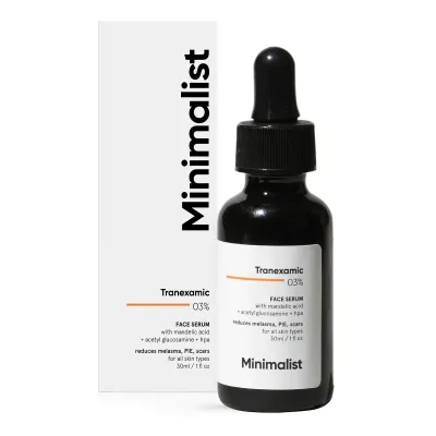 Ser pentru pete pigmentare cu acid Tranexamic 03%, 30ml, Minimalist 