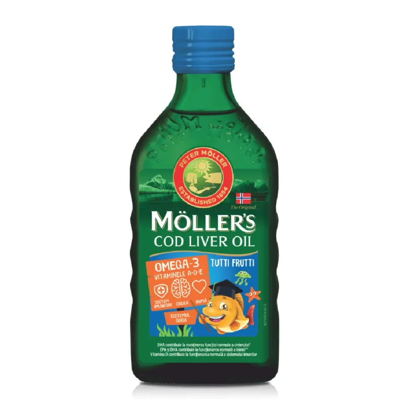 Cod liver oil Omega-3 aroma tutti frutti