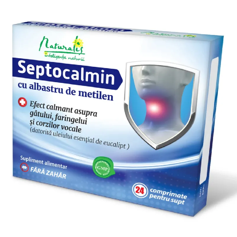 Septocalmin cu albastru de metilen