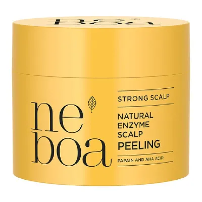 Peeling enzimatic natural pentru scalp Strong Scalp, 150 ml, Neboa