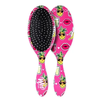 Perie de par mini Happy Hair Smiley Pineapple, Wet Brush 