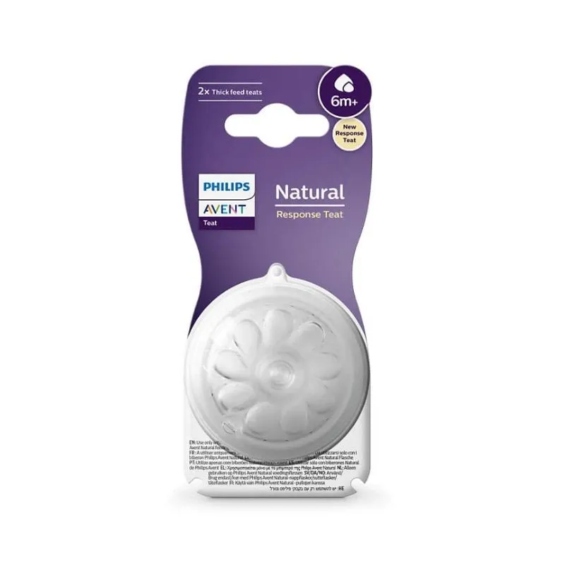 Tetina cu debit pentru hrana consistenta Natural Response