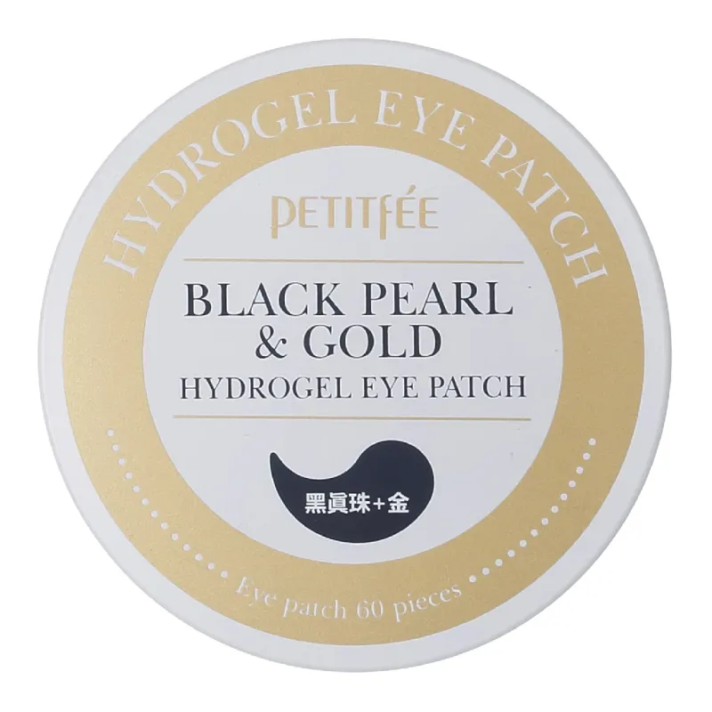 Plasturi de hidrogel cu perle negre si aur BLACK PEARL AND GOLD