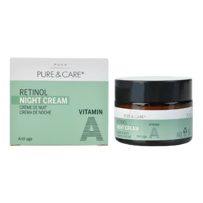 Crema noapte cu retinol, 50ml, Puca 