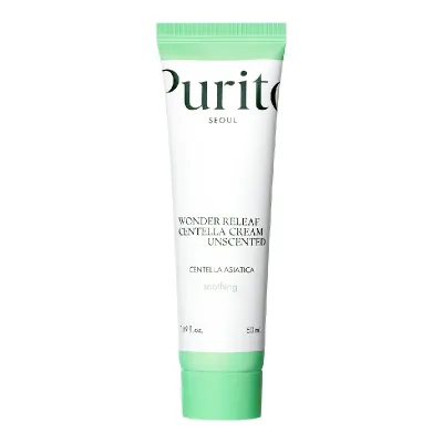 Crema de fata Wonder Releaf Centella Unscented, 50 ml, Purito