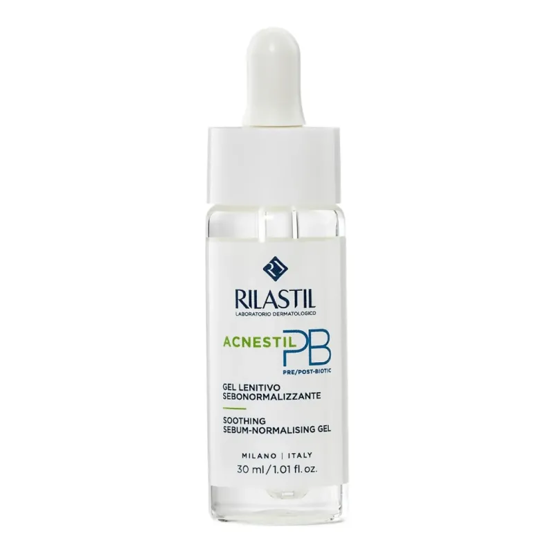 Gel calmant pentru normalizarea secretiei de sebum Acnestil PB