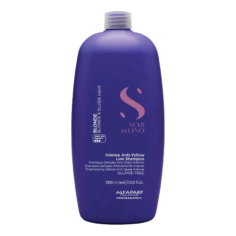 Sampon pentru neutralizarea tonurilor de galben Semi di Lino Blonde Anti-Yello